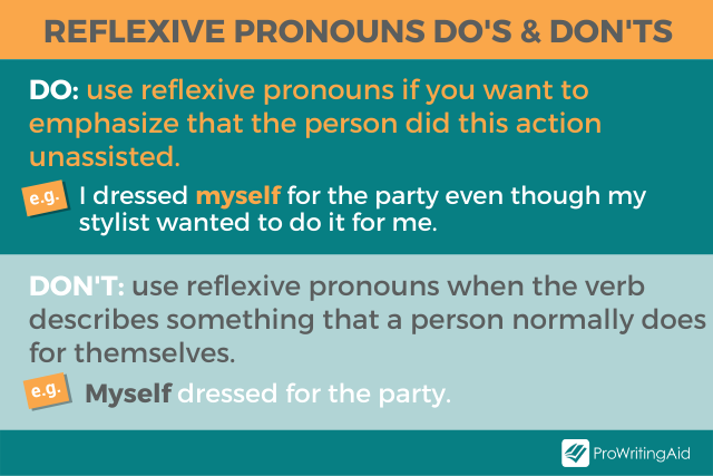 Reflexive Pronouns What Are They How To Use Them with Examples 