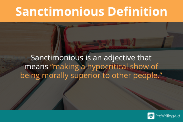 sanctimonious definition