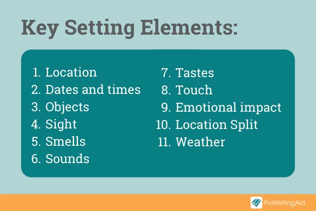 setting story elements