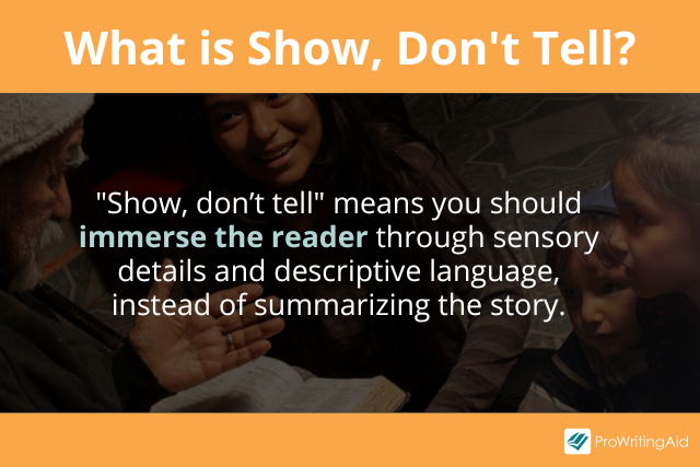 show, don't tell definition