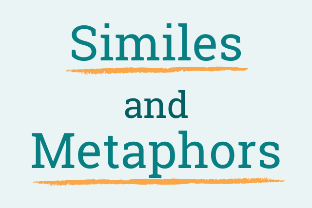 similes and metaphors graphic