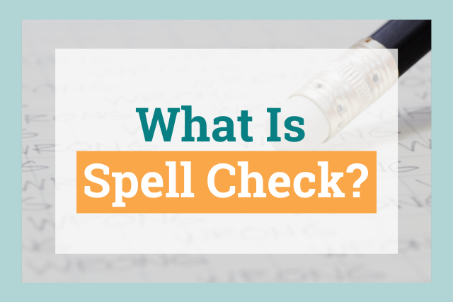 Spell Check Cover 