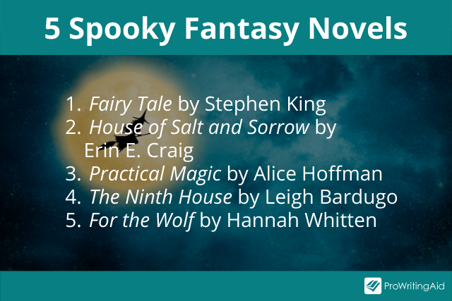 spooky fantasy novels