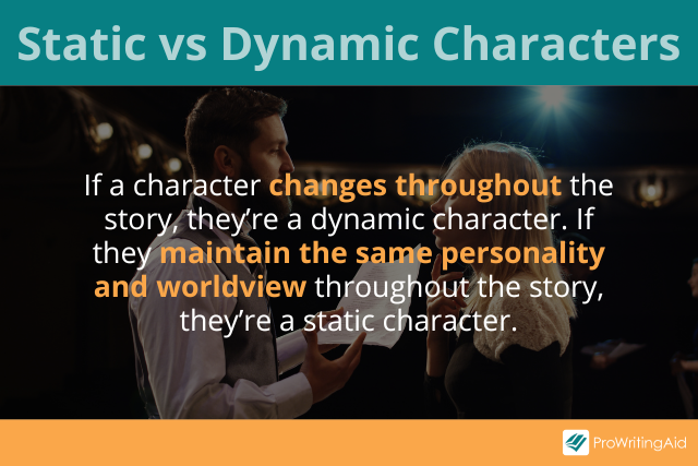 The difference between static vs dynamic characters