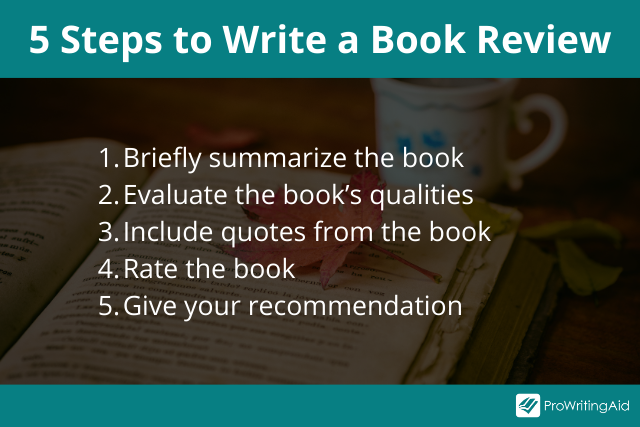 steps to write a book review