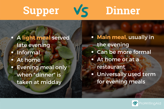 Difference Between Supper And Dinner Differences Explained 49 OFF