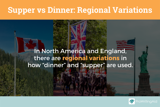 supper vs dinner regional variations