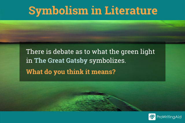 the green light in the great gatsby symbolism