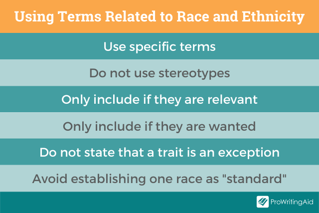 Image showing how to use terms for race and ethnicity