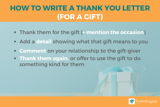 Image showing how to write a thank you letter for a thank you letter for a gift 