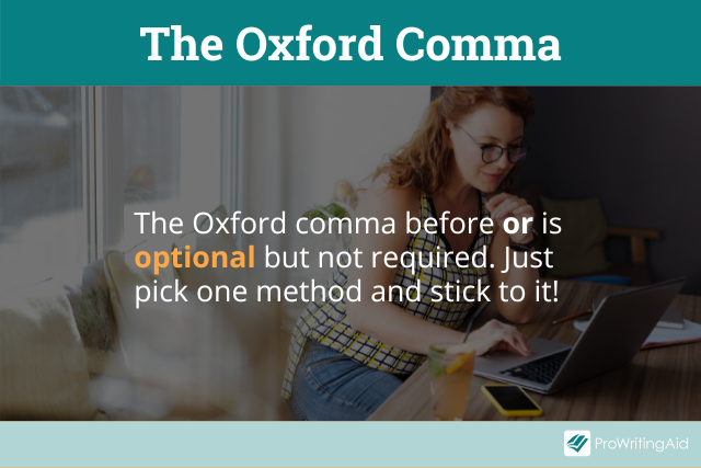 Oxford comma before or