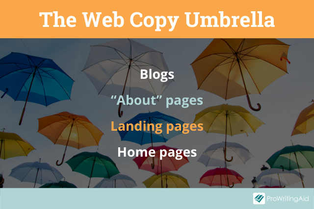 The web copy umbrella