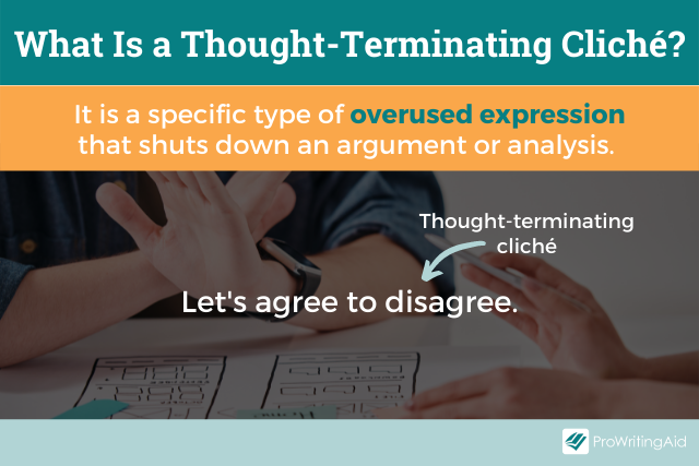 What is a thought terminating cliche