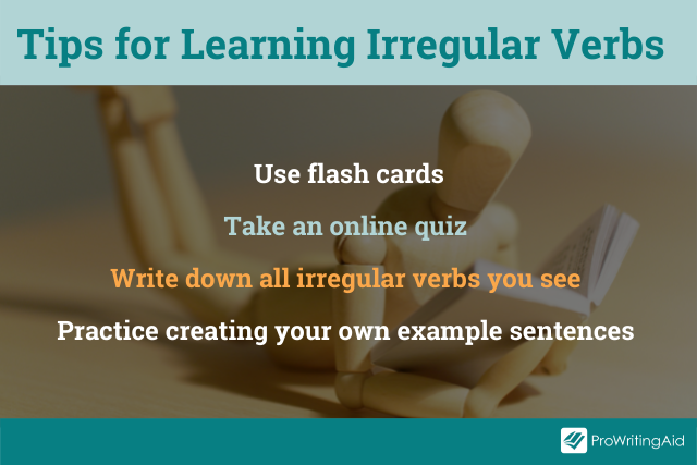 Tips for learning irregular verbs