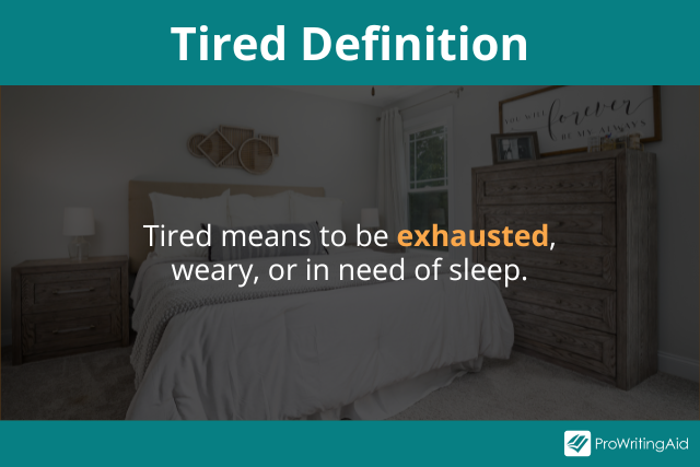 tired definition