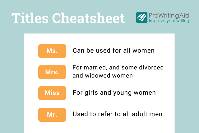 Mr., Ms., and Miss: Everything You Need to Know About Titles