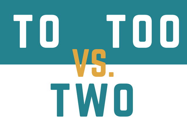 When to Use To vs. Too vs. Two