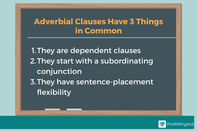 Image showing traits of adverbial clauses