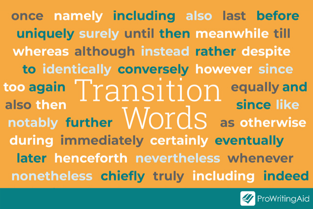 cause and effect essay transition words