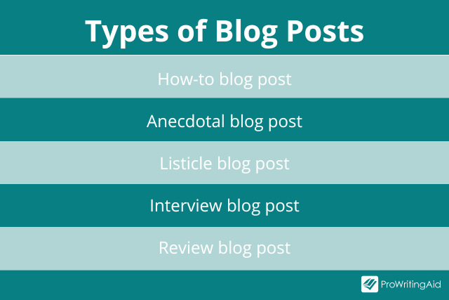 Blog Posts