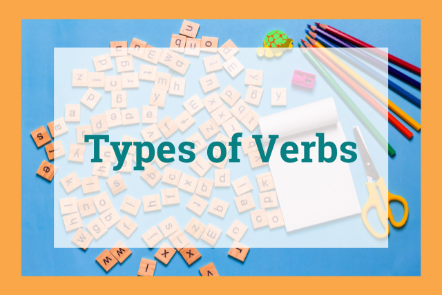 Types of verbs title
