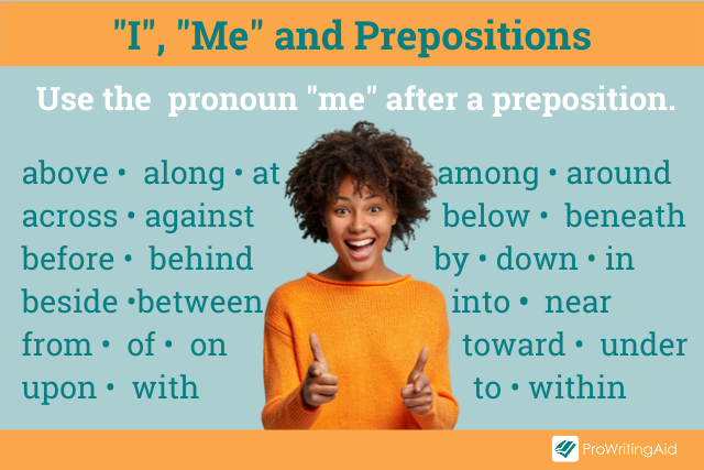 Image showing relationship between pronouns and prepositions