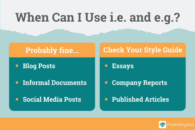 i.e. vs. e.g.: Know the Difference and Never Mix Them Up Again! - ESLBUZZ