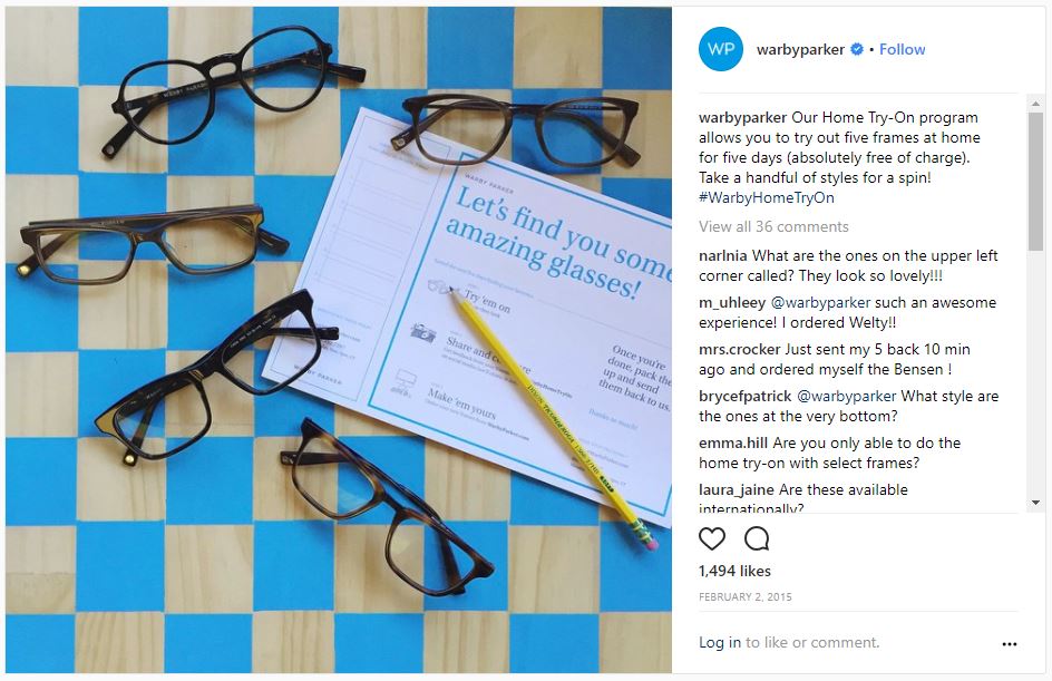 warby parker example