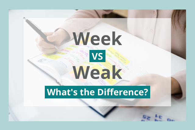 week vs weak