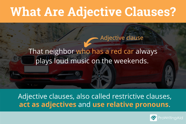 Definition of adjective clauses