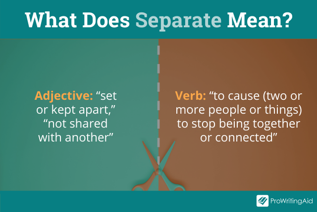 Simple Sentence With The Word Separate