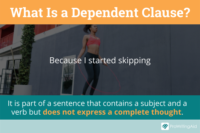 What Does Dependent Clause Mean In Science