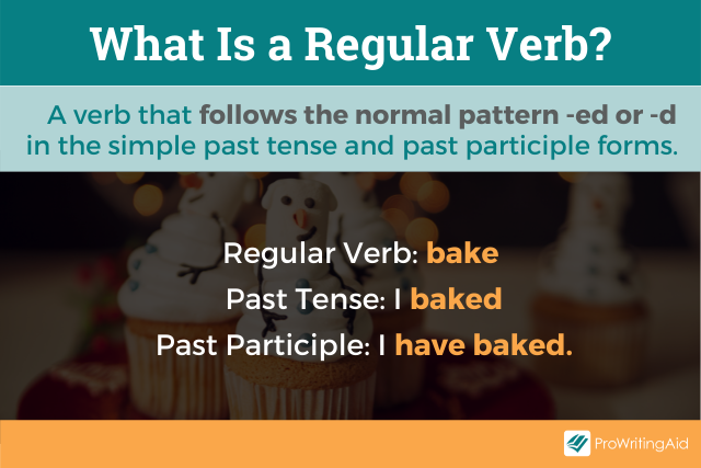 What is a regular verb