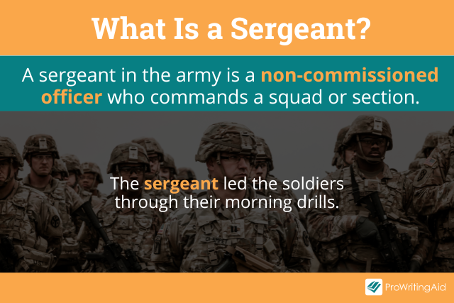 sergeant definition
