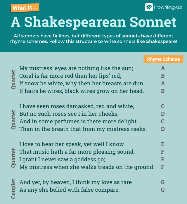 what is a shakespearean sonnet?