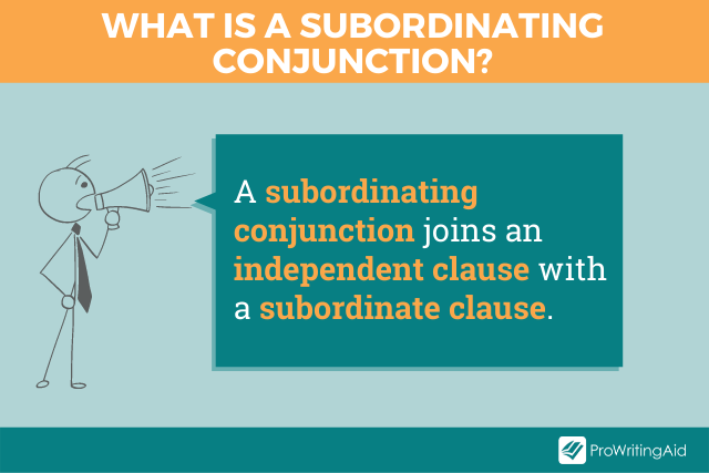 Image showing what is a subordinating conjunction