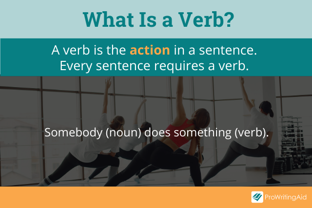 The definition of a verb