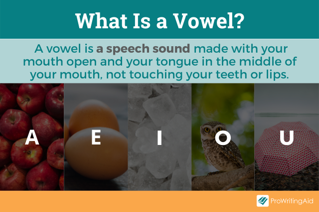 What is a vowel?
