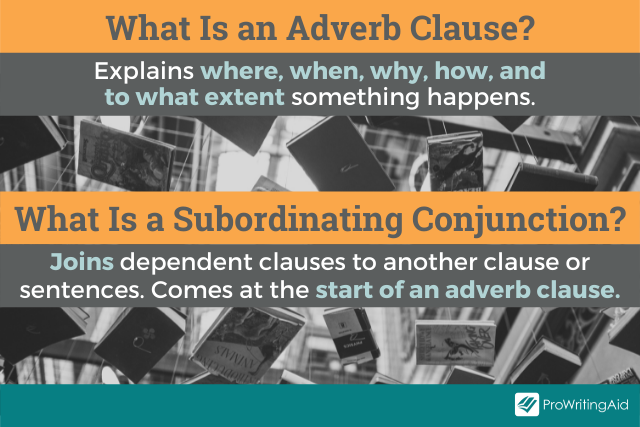 Image showing what is an adverb clause