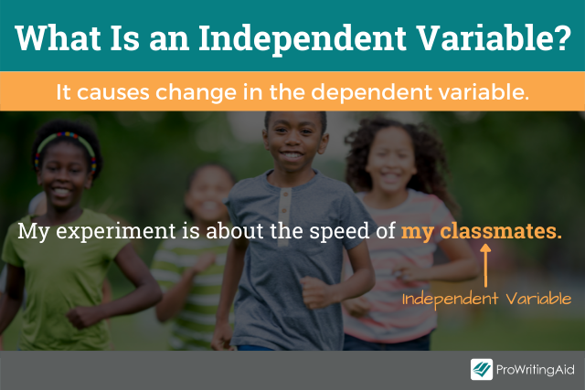 An image showing what is an independent variable