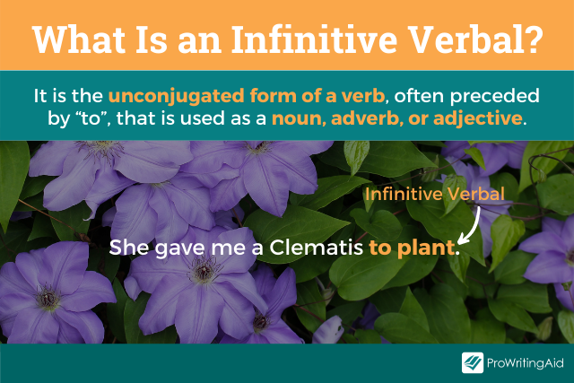 What is an infinitive verbal?