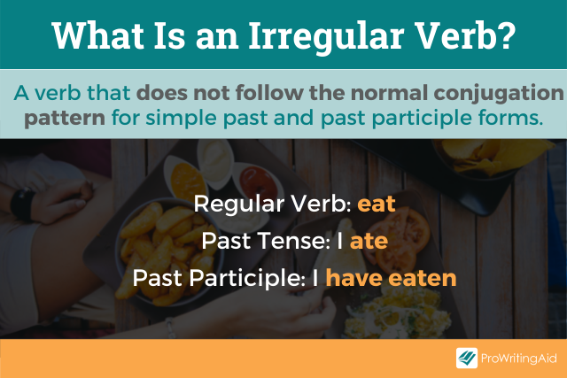 What is an irregular verb