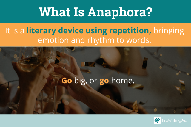 What is anaphora?