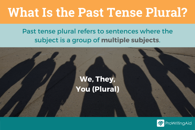 What is past tense plural