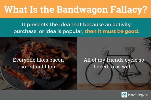 What is the bandwagon fallacy