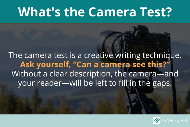 what's the camera test