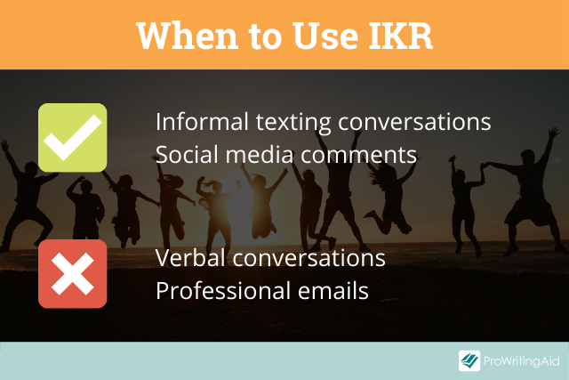 When to use IKR