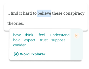 Screenshot of ProWritingAid's Word Explorer