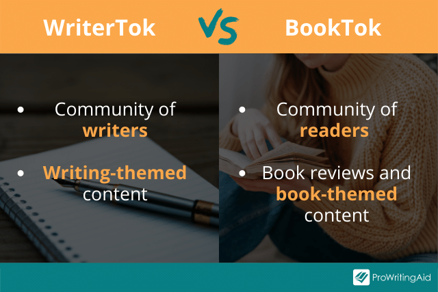 booktok and writertok compared