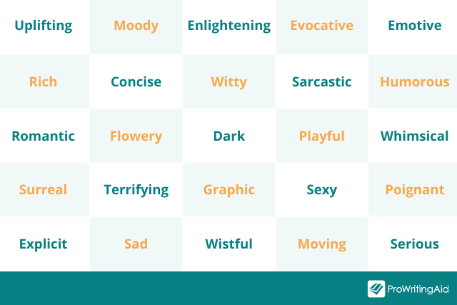 adjectives that might fit your writer aesthetic